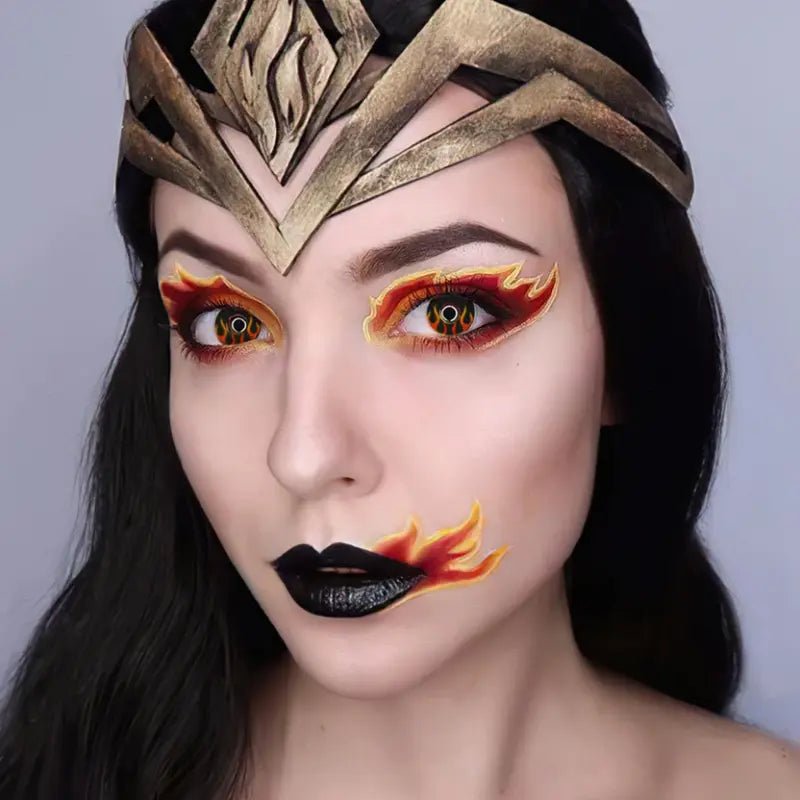 ComicPie Hellfire Crazy Cosplay&Halloween Colored Contact Lenses MY48 - ComicPie