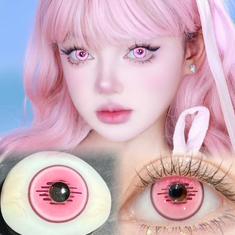 ComicPie HF78 - 7 Kamado Nezuko Contact Lenses - ComicPie