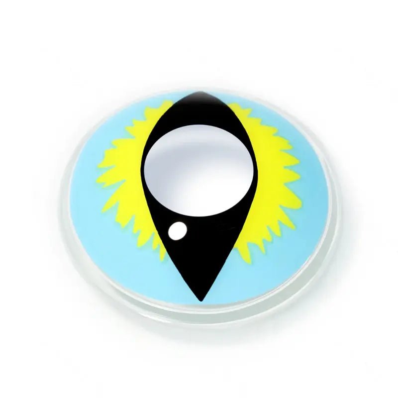 ComicPie Ice Blue Dragon Eye Cosplay&Halloween Colored Contact Lenses RY307A - ComicPie