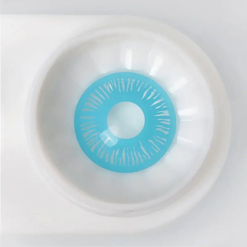 ComicPie Ice Blue Shiva Cosplay&Halloween Colored Contact Lenses RY289 - ComicPie