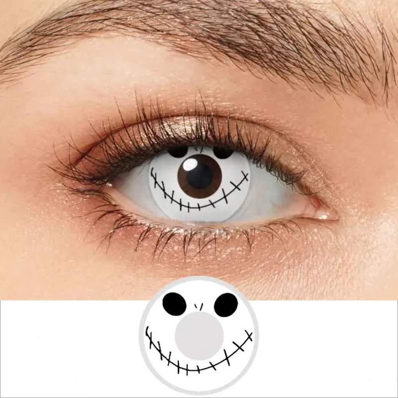 ComicPie Jack Skellington Cosplay&Halloween Colored Contact Lenses RY291 - ComicPie