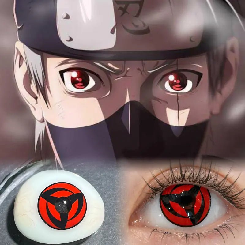 ComicPie Kakashi Mangekyou Sharingan Cosplay Colored Contact Lenses HD296 - 6 - ComicPie