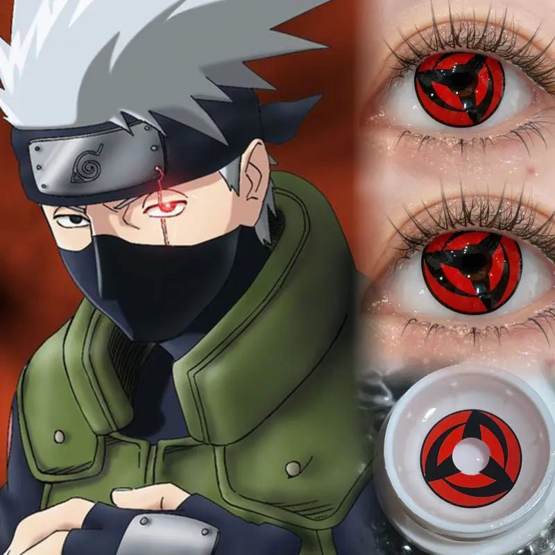 ComicPie Kakashi Mangekyou Sharingan Cosplay Colored Contact Lenses HD296 - 6 - ComicPie