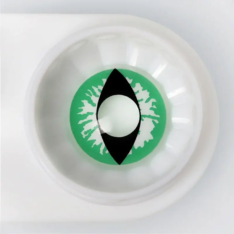 ComicPie Light Green Dragon Eye Cosplay&Halloween Colored Contact Lenses RY371 - ComicPie