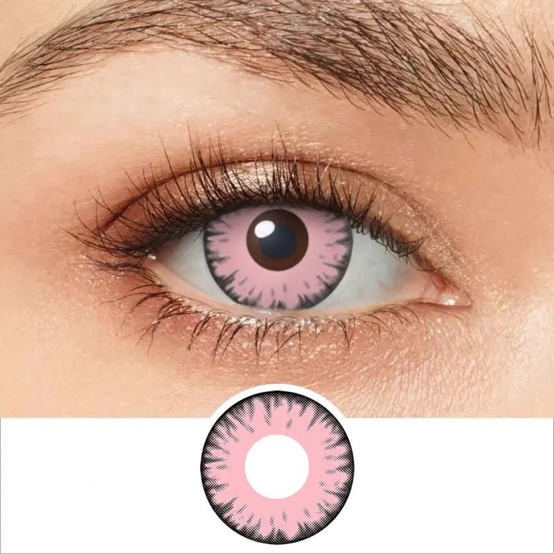 ComicPie Light Pink Vampire Cosplay&Halloween Colored Contact Lenses RY047 - ComicPie