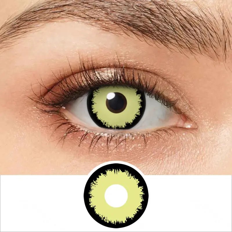 ComicPie Light Yellow Werewolf Contacts RY281A - ComicPie
