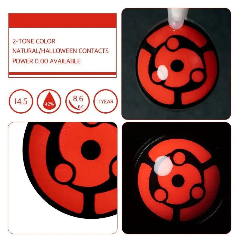 ComicPie Madara's Mangekyo Sharingan Cosplay Colored Contact Lenses YS33 - 7 - ComicPie