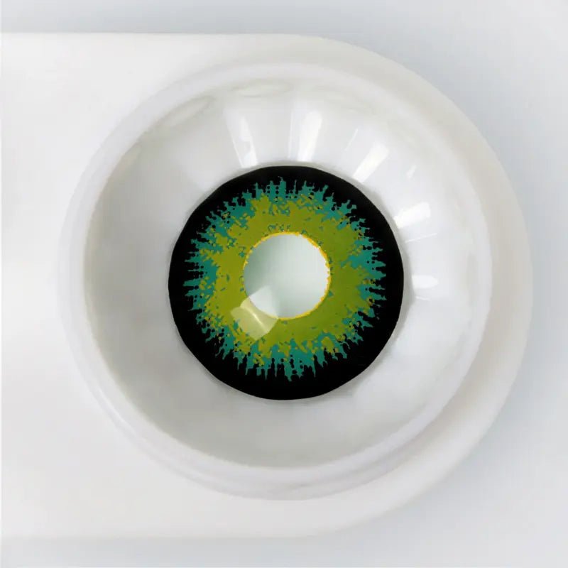 ComicPie Maleficent Emerald Green Theatrical Cosplay&Halloween Colored Contact Lenses RY343 - ComicPie