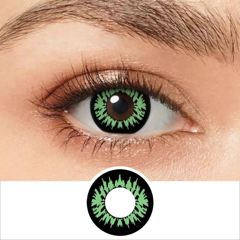 ComicPie Miracle Green Cosplay&Halloween Colored Contact Lenses RY299C - ComicPie