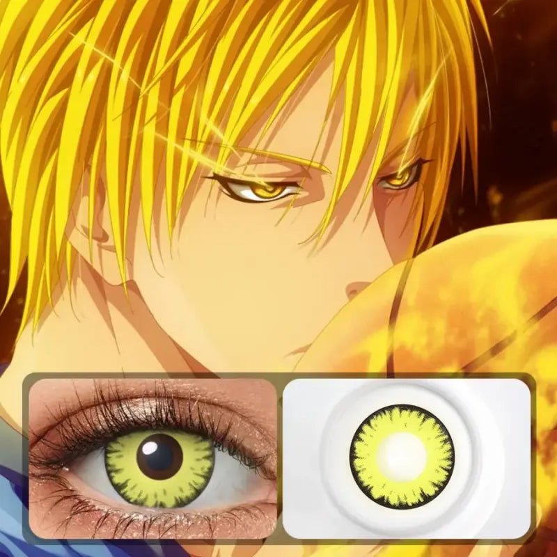 ComicPie Moon Yellow Vampire Cosplay&Halloween Colored Contact Lenses RY042 - ComicPie