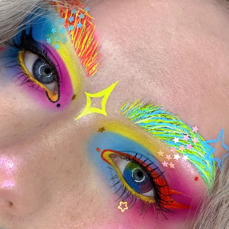 ComicPie Mulit Rainbow Cosplay&Halloween Colored Contact Lenses D52 - ComicPie