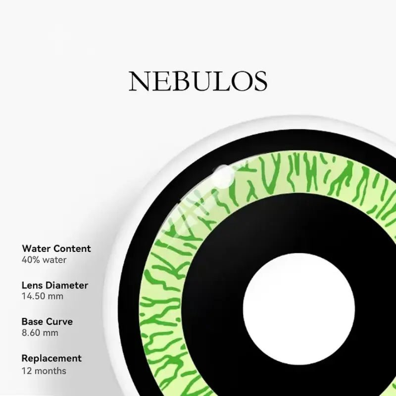ComicPie Nebulos Green Cosplay&Halloween Colored Contact Lenses YS36 - 2 - ComicPie