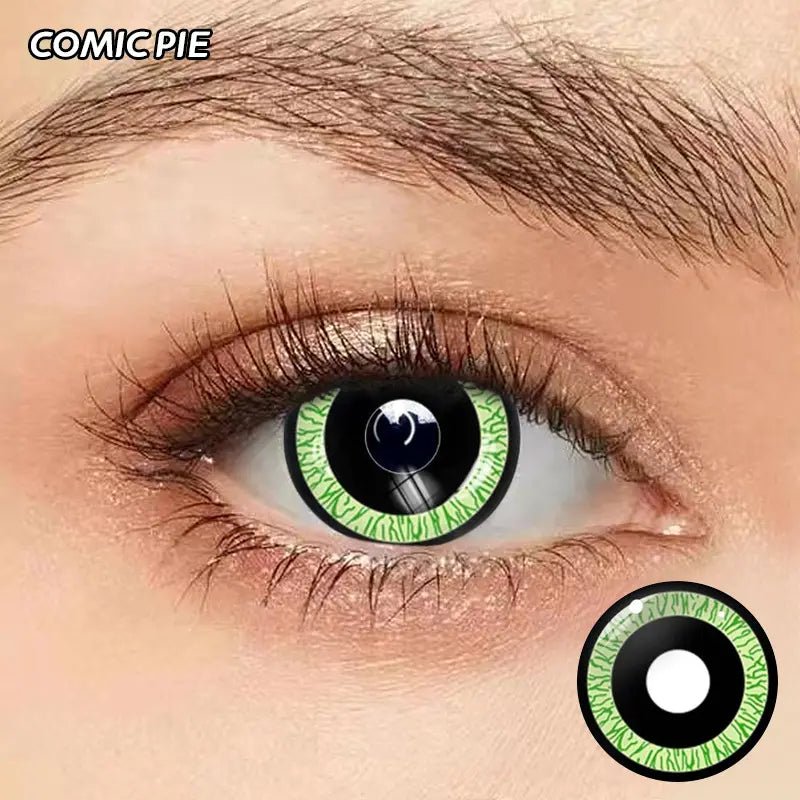 ComicPie Nebulos Green Cosplay&Halloween Colored Contact Lenses YS36 - 2 - ComicPie