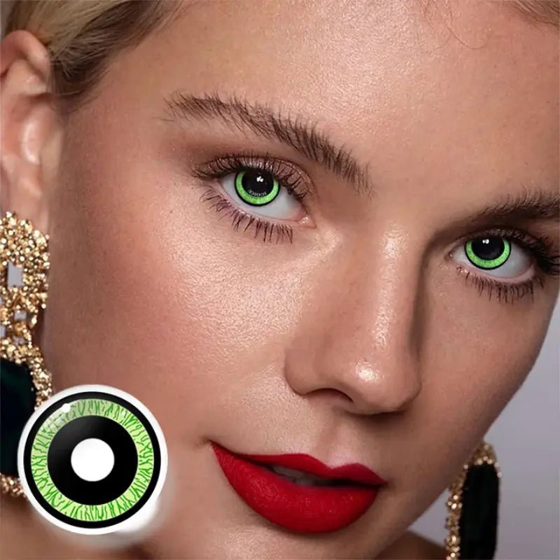 ComicPie Nebulos Green Cosplay&Halloween Colored Contact Lenses YS36 - 2 - ComicPie