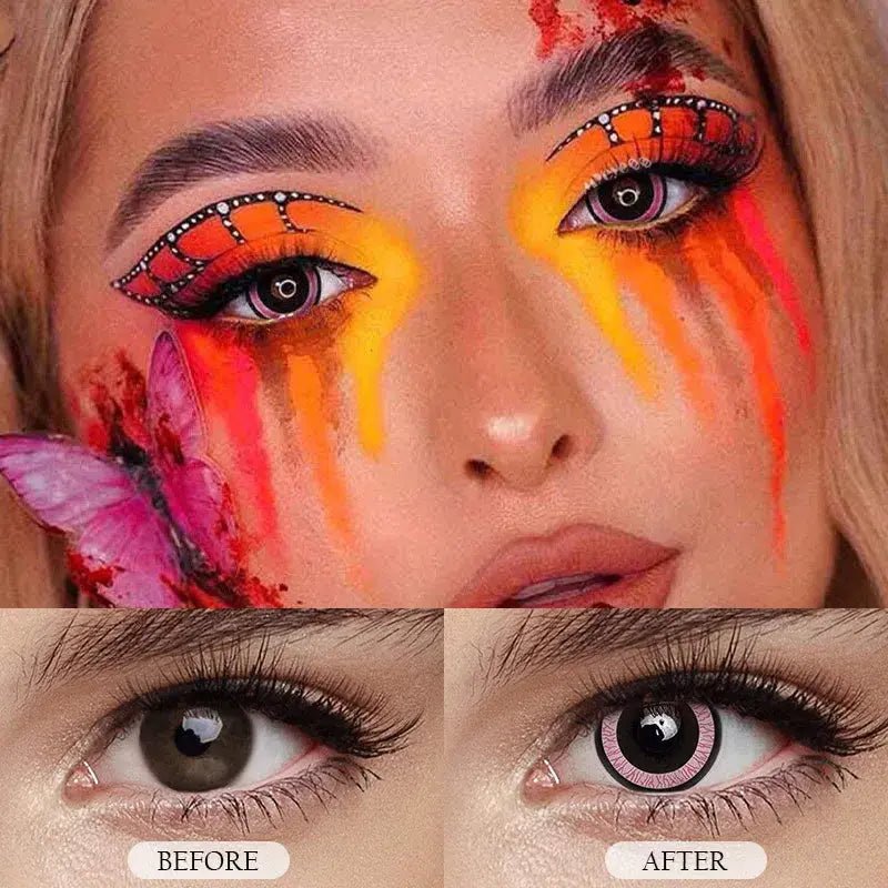 ComicPie Nebulos Pink Cosplay&Halloween Colored Contact Lenses YS36 - 3 - ComicPie