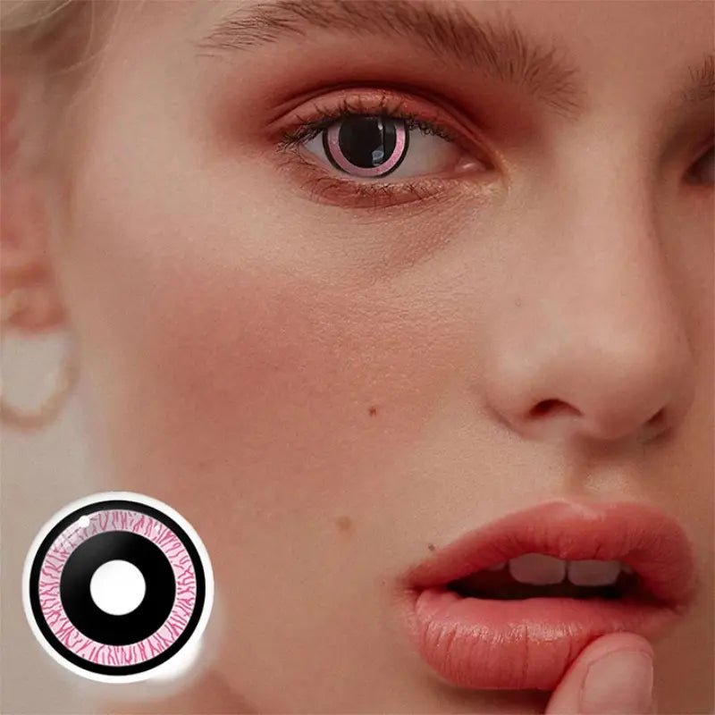 ComicPie Nebulos Pink Cosplay&Halloween Colored Contact Lenses YS36 - 3 - ComicPie