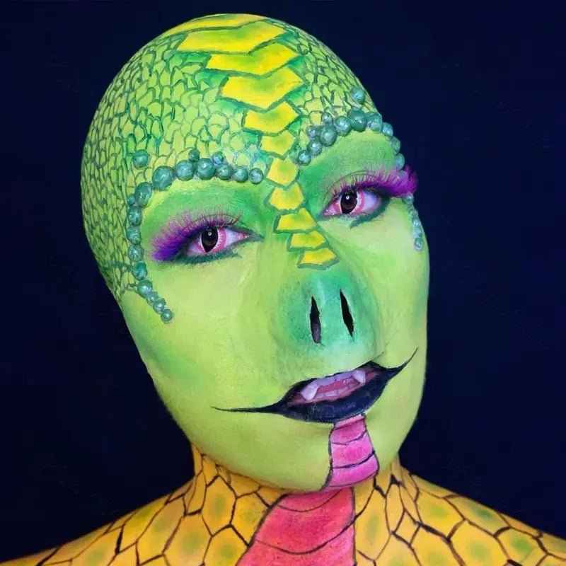 ComicPie Pink Dragon Eye Cosplay&Halloween Colored Contact Lenses RY027 - ComicPie