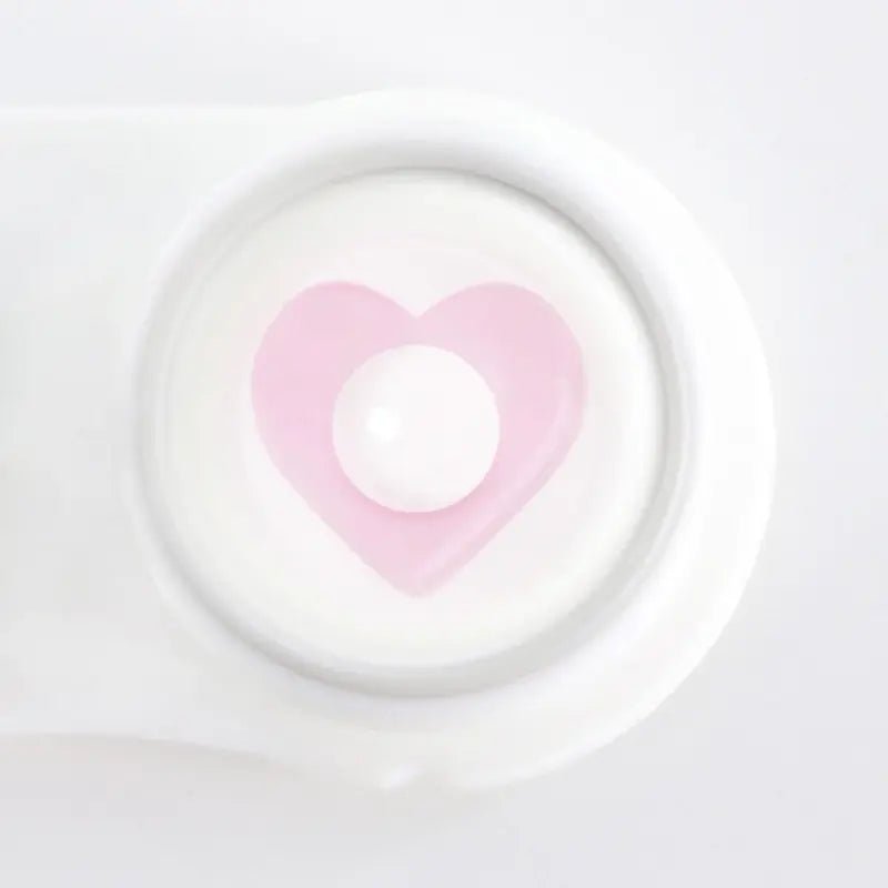 ComicPie Pink Heart Cosplay&Halloween Colored Contact Lenses RY061 - ComicPie