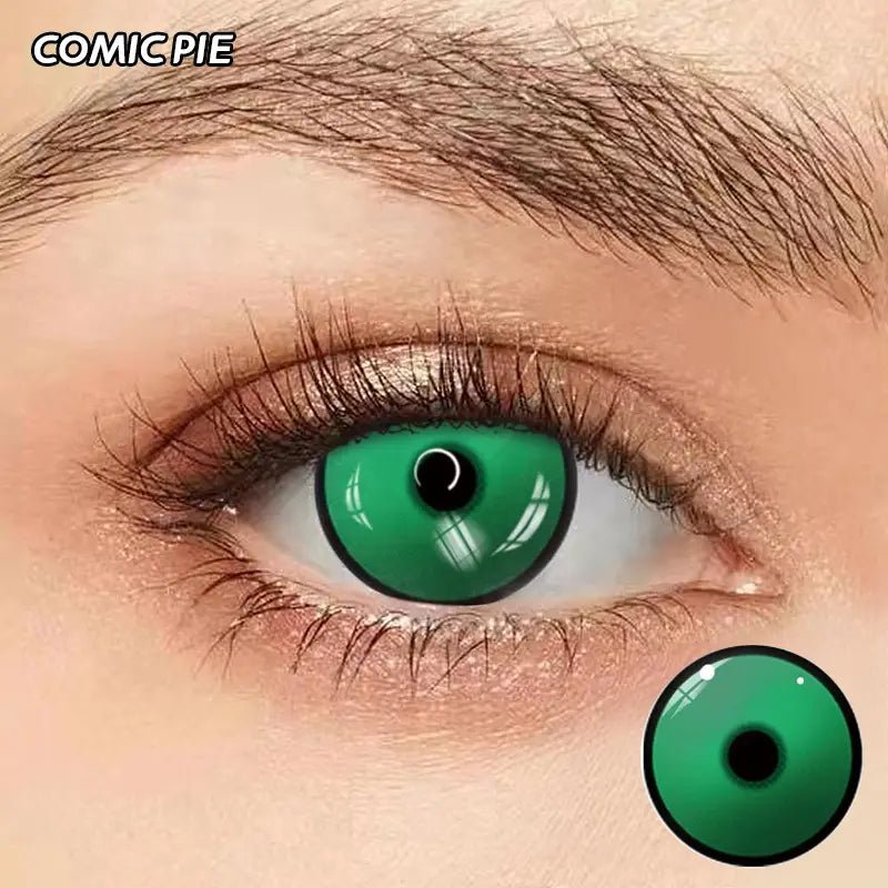 ComicPie Plain Forest Green Cosplay&Halloween Colored Contact Lenses YS41 - 2 - ComicPie