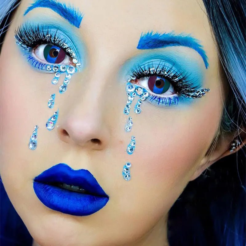 ComicPie Pride Blue Cosplay&Halloween Colored Contact Lenses YS28 - 3 - ComicPie