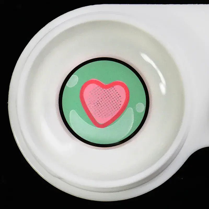 ComicPie Puppet Love Green Cosplay&Halloween Colored Contact Lenses YS35 - 2 - ComicPie