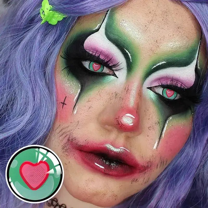 ComicPie Puppet Love Green Cosplay&Halloween Colored Contact Lenses YS35 - 2 - ComicPie