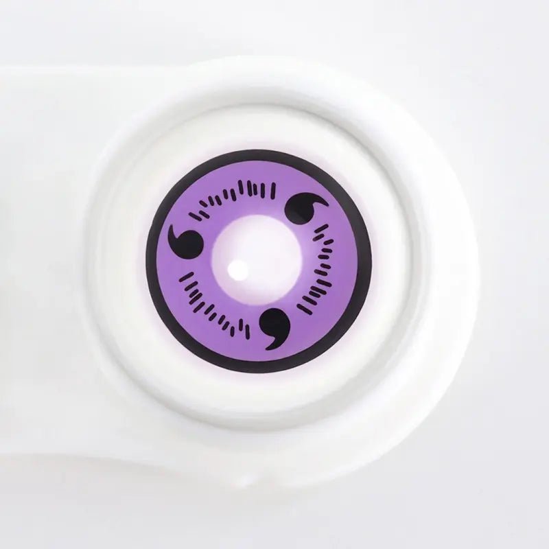 ComicPie Purple 3 Tomoe Sharingan Cosplay&Halloween Colored Contact Lenses RY041 - ComicPie