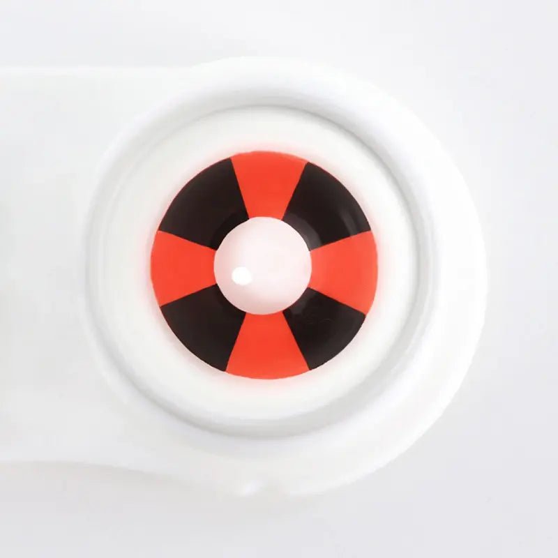 ComicPie Red Black Cross Cosplay&Halloween Colored Contact Lenses RY104 - ComicPie