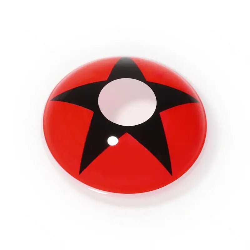 ComicPie Red Black Pentagram Cosplay&Halloween Colored Contact Lenses RY373A - ComicPie