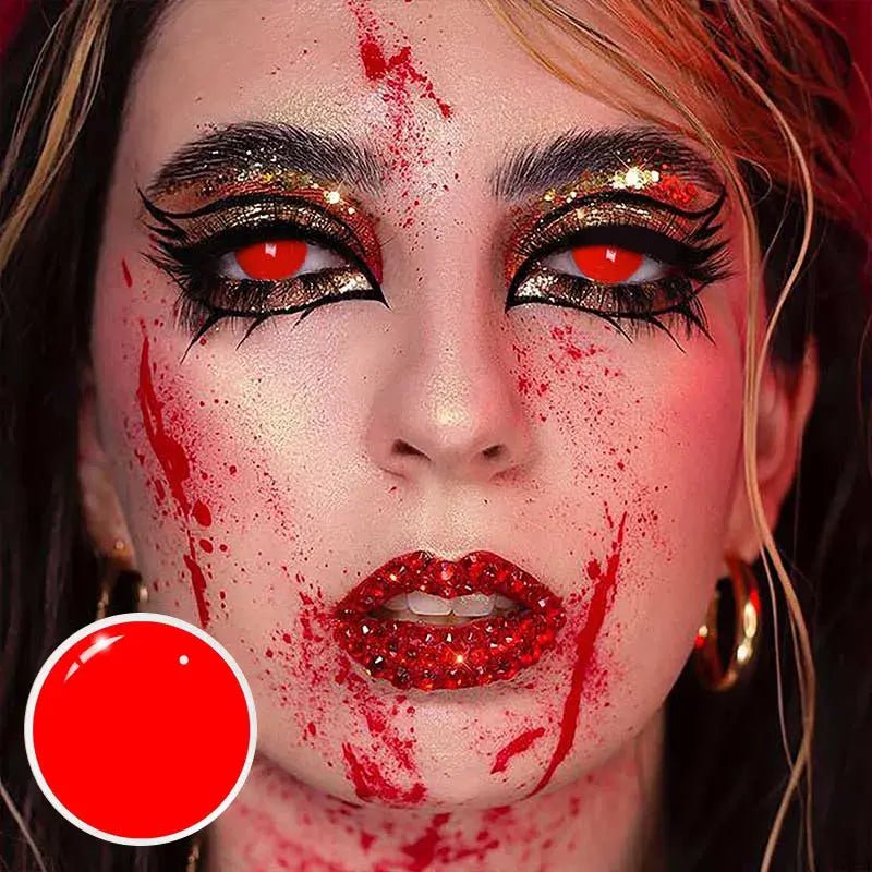 ComicPie Red Contact Lenses HD5 - ComicPie