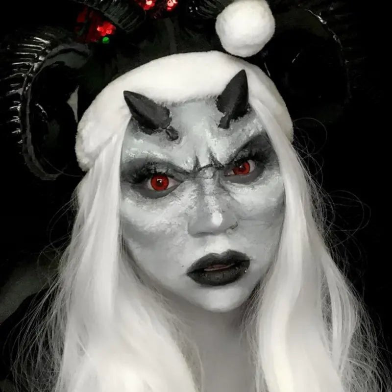 ComicPie Red Crack Cosplay&Halloween Colored Contact Lenses - ComicPie