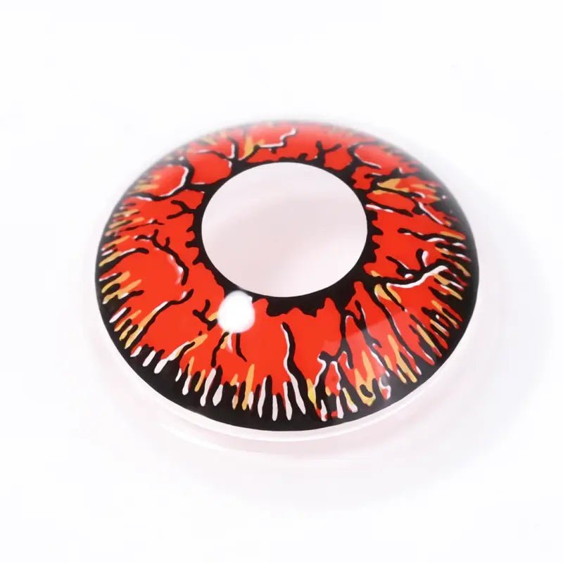 ComicPie Red Crack Cosplay&Halloween Colored Contact Lenses - ComicPie