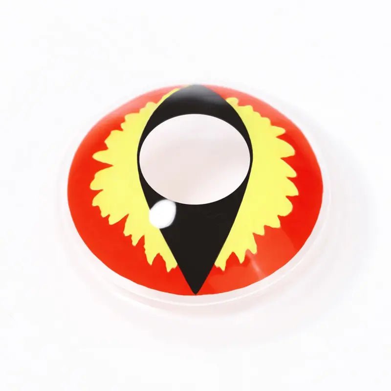 ComicPie Red Dragon Cosplay&Halloween Colored Contact Lenses RY026 - ComicPie