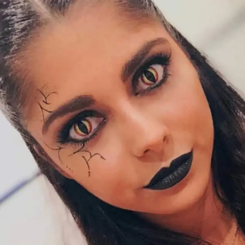 ComicPie Red Dragon Cosplay&Halloween Colored Contact Lenses RY026 - ComicPie