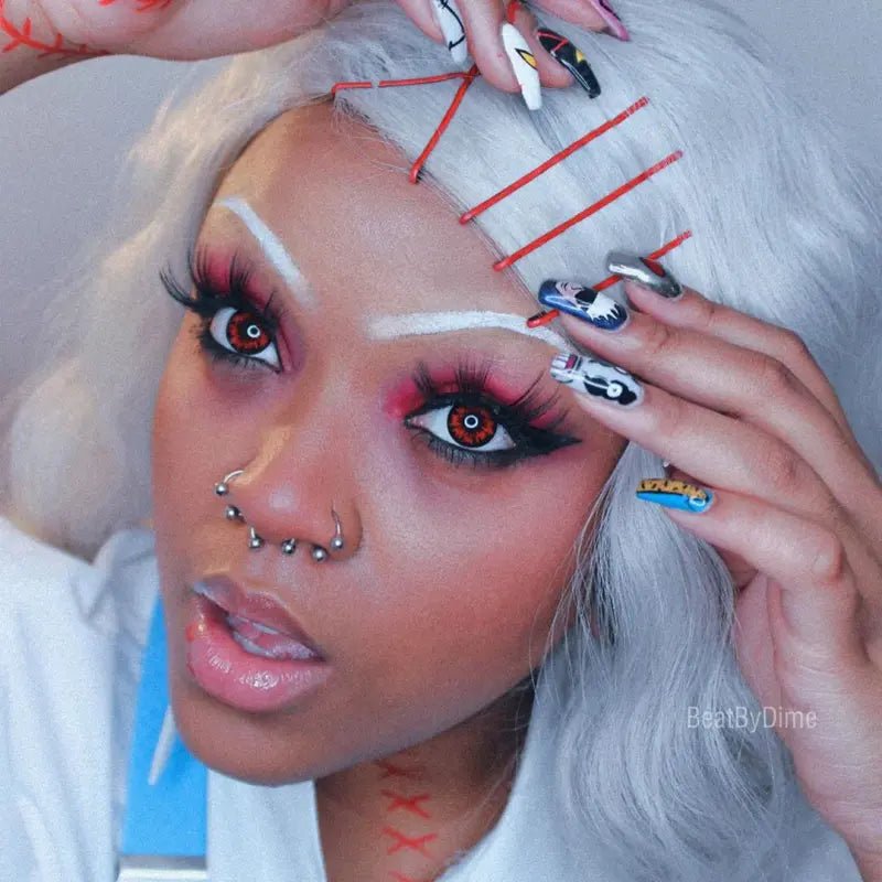 ComicPie Red Mirage Cosplay&Halloween Colored Contact Lenses RY007 - ComicPie