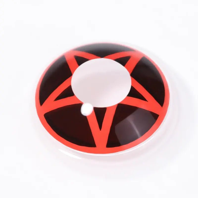 ComicPie Red Pentagram Cosplay&Halloween Colored Contact Lenses RY102 - ComicPie
