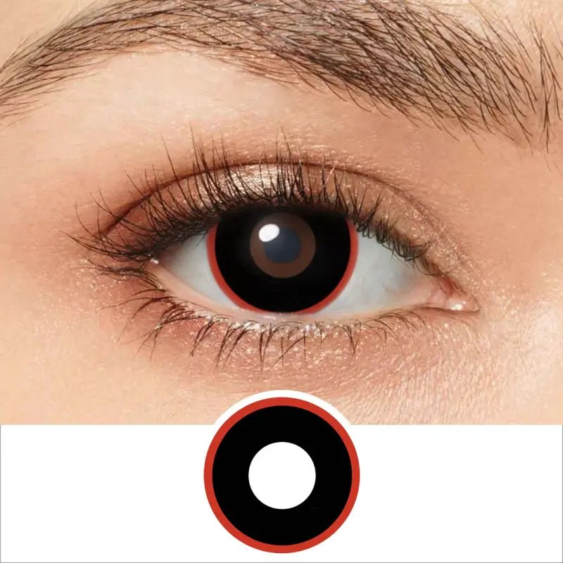 ComicPie Red Rim Cosplay&Halloween Colored Contact Lenses RY131 - ComicPie