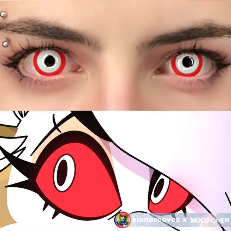 ComicPie Red Ring Cosplay&Halloween Colored Contact Lenses RY129 - ComicPie