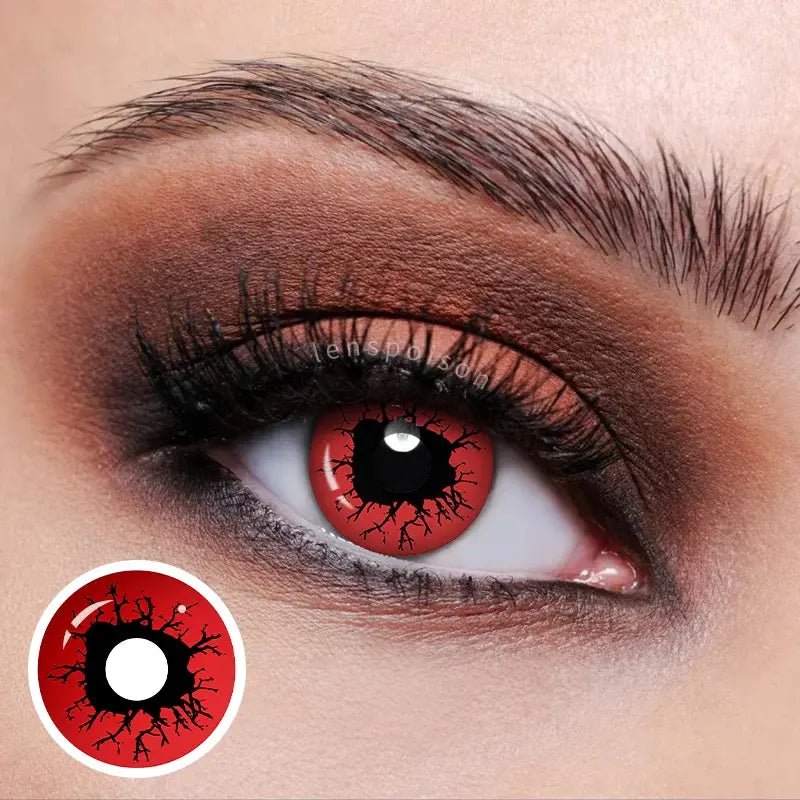 ComicPie Red Slipknot Cosplay&Halloween Colored Contact Lenses RY352 - ComicPie