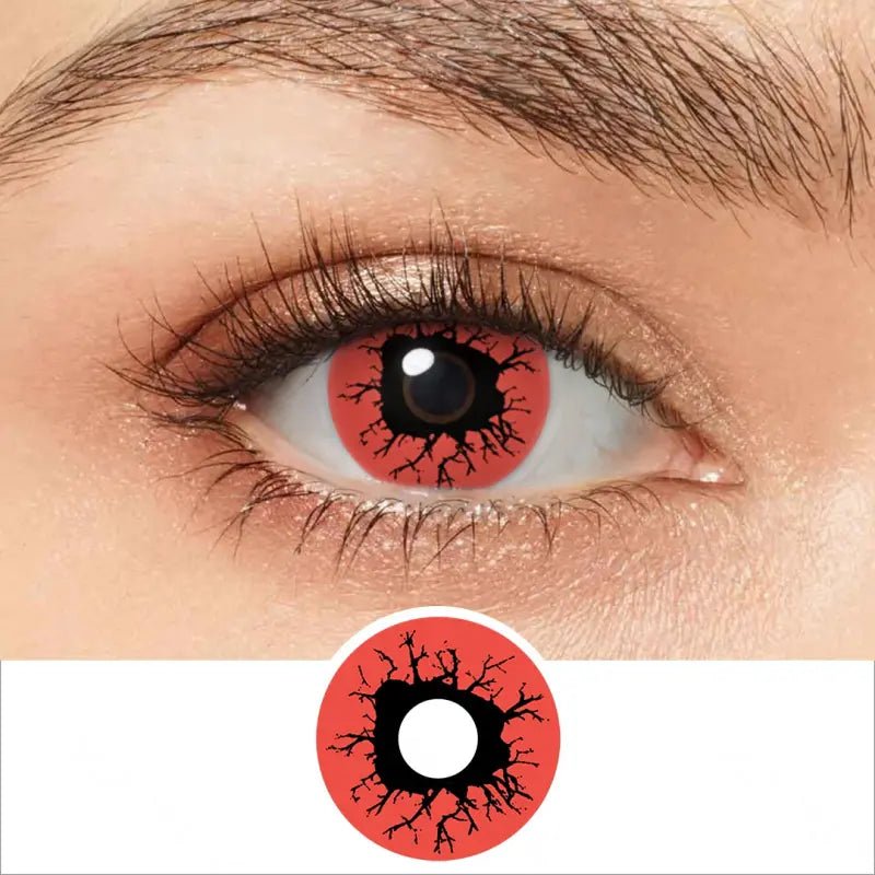 ComicPie Red Slipknot Cosplay&Halloween Colored Contact Lenses RY352 - ComicPie