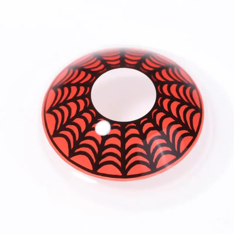 ComicPie Red Spider Web Cosplay&Halloween Colored Contact Lenses RY065 - ComicPie