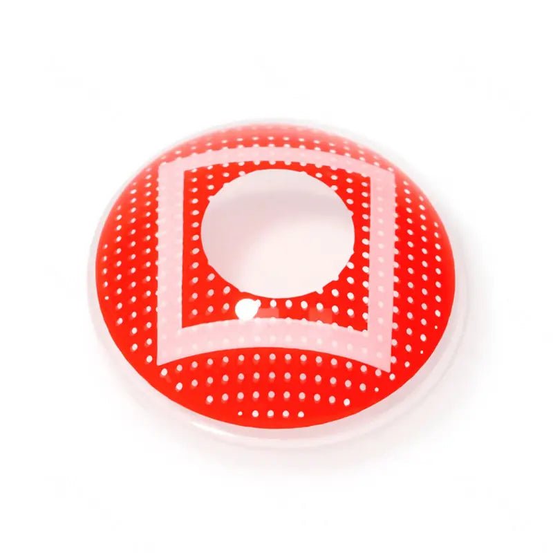 ComicPie Red Square Cosplay&Halloween Colored Contact Lenses RY364A - ComicPie