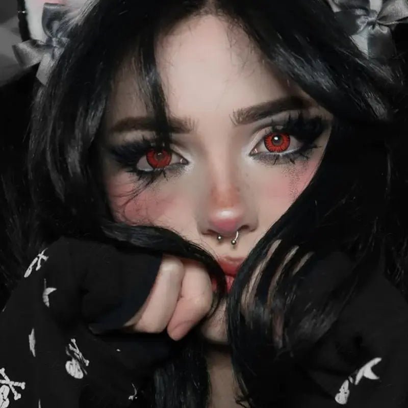 ComicPie Red Twilight Volturi Vampire Cosplay&Halloween Colored Contact Lenses RY043 - ComicPie