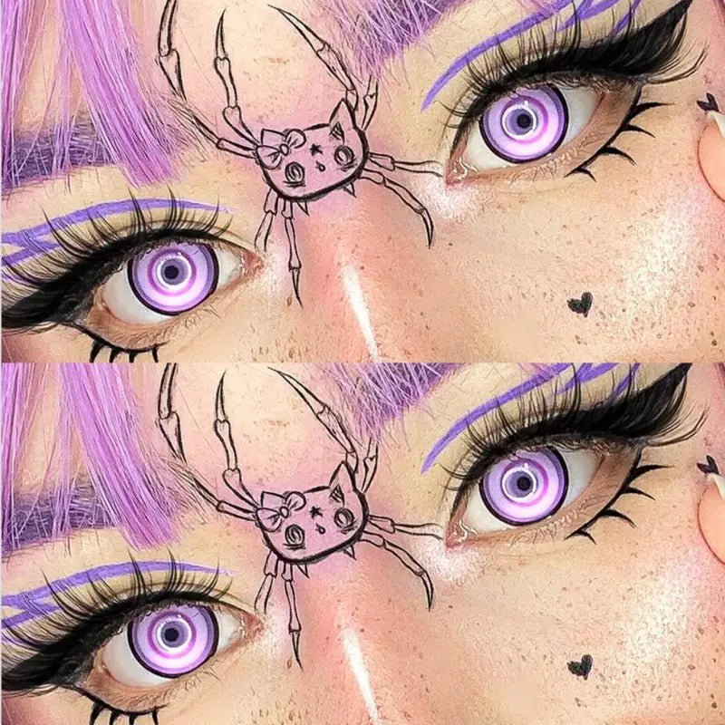ComicPie Sakuya Purple Cosplay&Halloween Colored Contact Lenses YS1 - ComicPie
