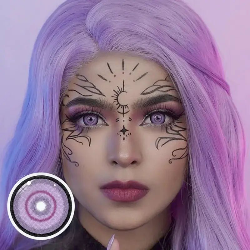 ComicPie Sakuya Purple Cosplay&Halloween Colored Contact Lenses YS1 - ComicPie