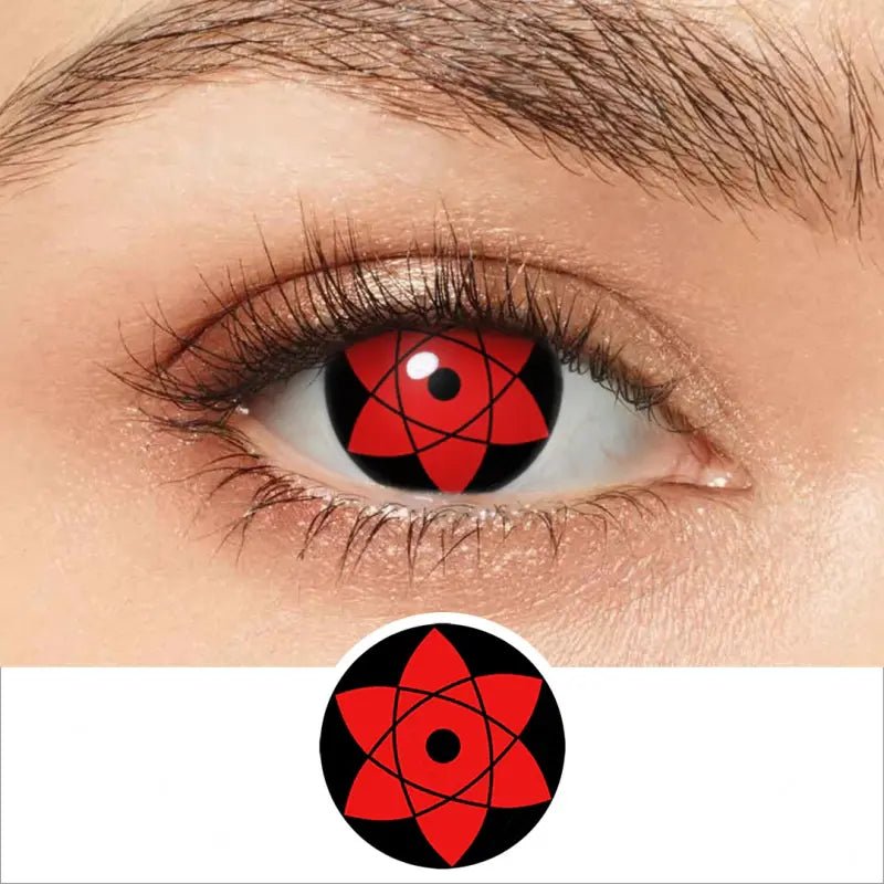 ComicPie Sasuke Mangekyou Sharingan Cosplay Colored Contact Lenses RY119 - ComicPie