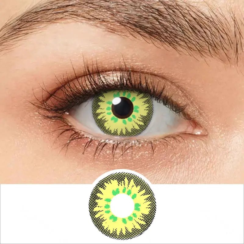 ComicPie Sweet Candy Yellow Cosplay&Halloween Colored Contact Lenses RY341 - ComicPie