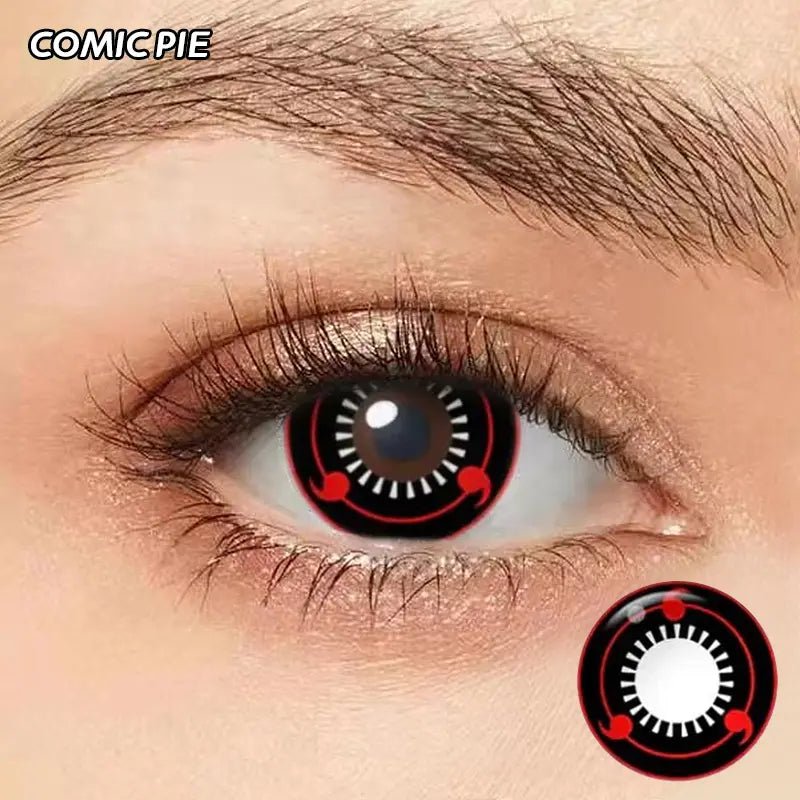 ComicPie Triple Tomoe Sharingan Crazy Lens Contact Lenses MY52 - ComicPie
