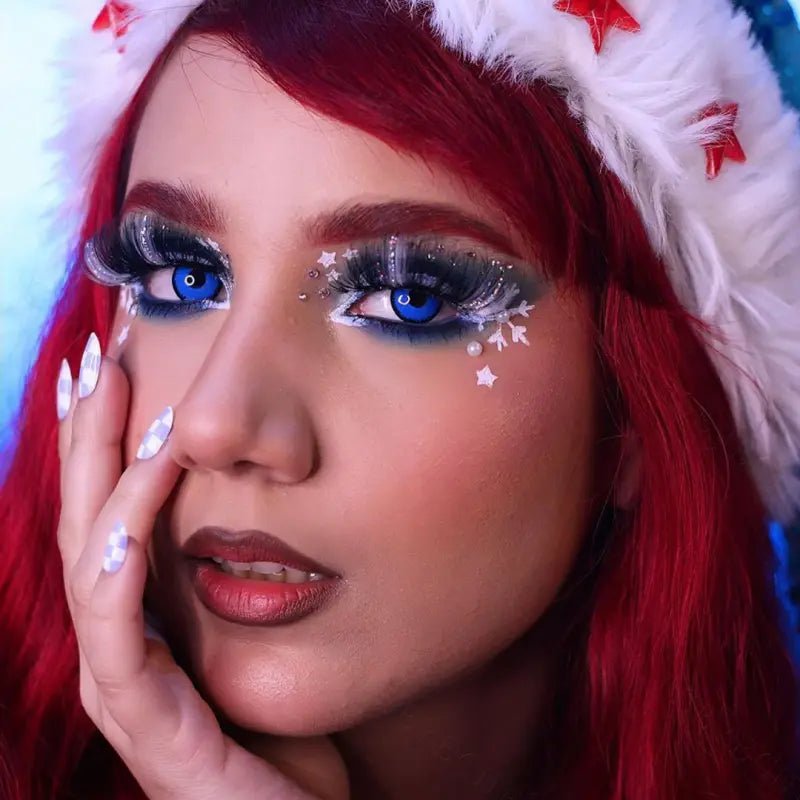 ComicPie Twilight Space Blue Werewolf Cosplay&Halloween Colored Contact Lenses RY386A - ComicPie