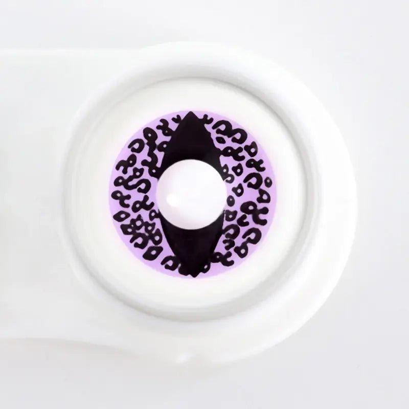 ComicPie Violet Cheetah Cat Eye Cosplay&Halloween Colored Contact Lenses RY023 - ComicPie